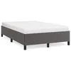 Image de vidaXL Cadre de lit sans matelas gris 120x190 cm similicuir