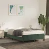 Image de vidaXL Cadre de lit vert foncé 120x190 cm velours