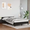 Image de vidaXL Cadre de lit sans matelas noir 120x190 cm similicuir379541