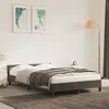 Image de vidaXL Cadre de lit avec tête de lit gris foncé 120x190 cm velours