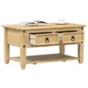 Image de vidaXL Table basse avec tiroirs Corona 85x50x45 cm bois de pin massif4002772