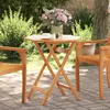 Image de Vidaxl Table Pliable De Jardin Ã70x75 Cm Bois D'acacia Massif