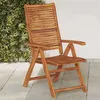 Image de vidaXL Chaises de jardin pliantes inclinables lot de 2367699