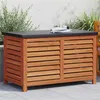 Image de vidaXL Boîte de rangement de jardin 90x48x55 cm bois d'eucalyptus367839