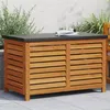 Image de Vidaxl BoÃ®te De Rangement De Jardin 90x48x55 Cm Bois Massif D'acacia