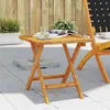 Image de vidaXL Table d'appoint de jardin 40x40x40 cm bois d'acacia massif366513