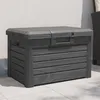 Image de vidaXL Vidaxl Boîte À Coussins D'extérieur Anthracite Polypropylène
