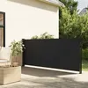 Image de vidaXL Auvent latéral rétractable noir 117x300 cm4004279