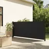 Image de vidaXL Auvent latéral rétractable noir 140x600 cm4004504