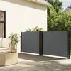 Image de vidaXL Auvent latéral rétractable anthracite 100x600 cm