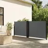 Image de vidaXL Auvent latéral rétractable anthracite 140x600 cm4004613