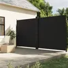 Image de vidaXL Auvent latéral rétractable noir 200x600 cm