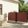 Image de Vidaxl Auvent LatÃ©ral RÃ©tractable Marron 120x1000 Cm