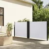 Image de Vidaxl Auvent LatÃ©ral RÃ©tractable Blanc 120x1000 Cm