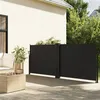 Image de vidaXL Auvent latéral rétractable noir 120x1200 cm