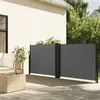 Image de vidaXL Auvent latéral rétractable anthracite 120x1200 cm