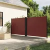 Image de vidaXL Auvent latéral rétractable marron 160x1200 cm