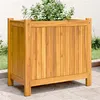 Image de vidaXL Jardinière avec doublure 54x31x50 cm bois massif d'acacia366431