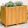 Image de vidaXL Vidaxl Jardinière Avec Doublure 100x50x75 Cm Bois Massif D'acacia