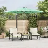 Image de vidaXL Parasol de jardin avec mât en acier vert 288x288x225 cm4005107