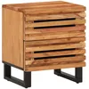Image de vidaXL Vidaxl Table De Chevet 40x33x46 Cm Bois D'acacia Massif