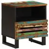 Image de vidaXL Table de chevet 40x34x46 cm bois massif de récupération377474