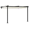 Image de vidaXL Vidaxl Gazebo Mural Crème 3 X 3 M Acier