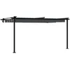 Image de vidaXL Vidaxl Gazebo Mural Anthracite 3 X 4 M Acier