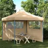 Image de vidaXL Tente de réception pliable escamotable avec 2 parois latérales
