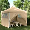 Image de vidaXL Tente de réception pliable escamotable avec 4 parois latérales