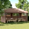 Image de vidaXL Tente de réception pliable escamotable avec 3 parois latérales