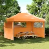 Image de vidaXL Tente de réception pliable escamotable avec 3 parois latérales