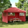 Image de vidaXL Tente de réception pliable escamotable avec 3 parois latérales