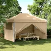 Image de vidaXL Tente de réception pliable escamotable avec 4 parois latérales