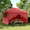 Image de vidaXL Tente de réception pliable escamotable avec 4 parois latérales