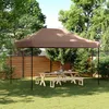 Image de Vidaxl Tente De RÃ©ception Pliable Escamotable Marron 410x279x315 Cm