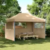 Image de vidaXL Tente de réception pliable escamotable avec 3 parois latérales