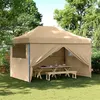 Image de vidaXL Tente de réception pliable escamotable avec 4 parois latérales