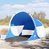 Image de vidaXL Tente de plage bleu azuré escamotable imperméable4004149