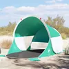 Image de vidaXL Tente de plage vert d'eau escamotable imperméable4004150