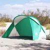 Image de vidaXL Tente de plage 2 personnes vert d'eau escamotable imperméable4004159
