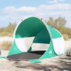 Image de vidaXL Vidaxl Tente De Plage 2 Personnes Vert D'eau Escamotable Imperméable