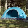 Image de vidaXL Vidaxl Tente De Camping 4 Personnes Bleu Libération Rapide