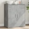 Image de vidaXL Buffet gris béton 60x31x70 cm bois d'ingénierie840460