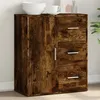Image de vidaXL Buffet chêne fumé 60x31x70 cm bois d'ingénierie840475