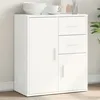 Image de vidaXL Buffet blanc 60x31x70 cm bois d'ingénierie840478