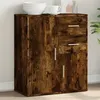 Image de vidaXL Buffet chêne fumé 60x31x70 cm bois d'ingénierie840482