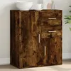 Image de vidaXL Buffet chÃªne fumÃ© 60x31x70 cm bois d'ingÃ©nierie