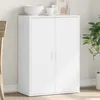 Image de vidaXL Buffet blanc 60x31x84 cm bois d'ingÃ©nierie