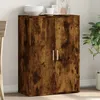 Image de vidaXL Buffet chÃªne fumÃ© 60x31x84 cm bois d'ingÃ©nierie
